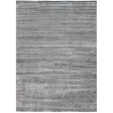 Pasargad 9 ft. 11 in. X 13 ft. 11 in. Transitiona Collection Hand-Knotted Lambs Wool Area Rug - Grey grass-gb 10x14